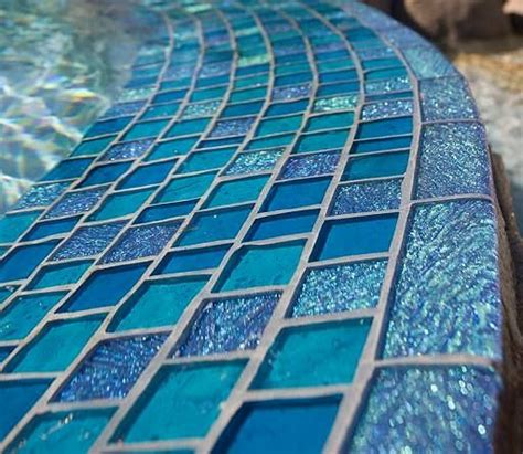 Lightstreams Glass Tile Jewel Glass Bullnose Trim Tile Swimming