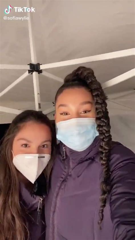 Olivia Rodrigo And Sophia Wylie Via Sophias Tiktok 1119 High School