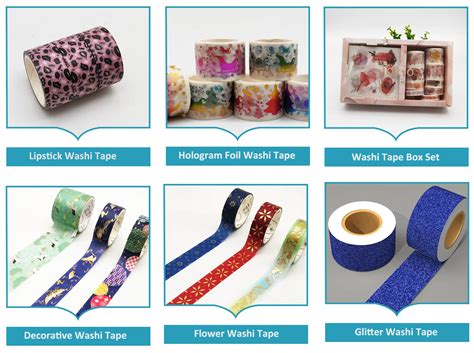 custom printed colored washi tape adhesive paper masking tapes lovely washi tapes stickers set