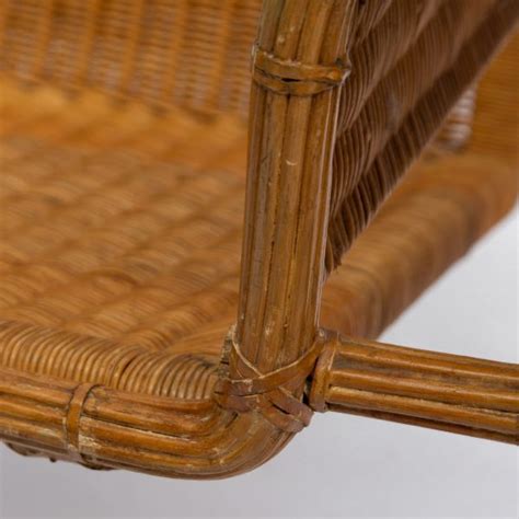 Wicker Chair Inspired By Marcel Breuers Wassily Chair 1970s Cocoon Collectables