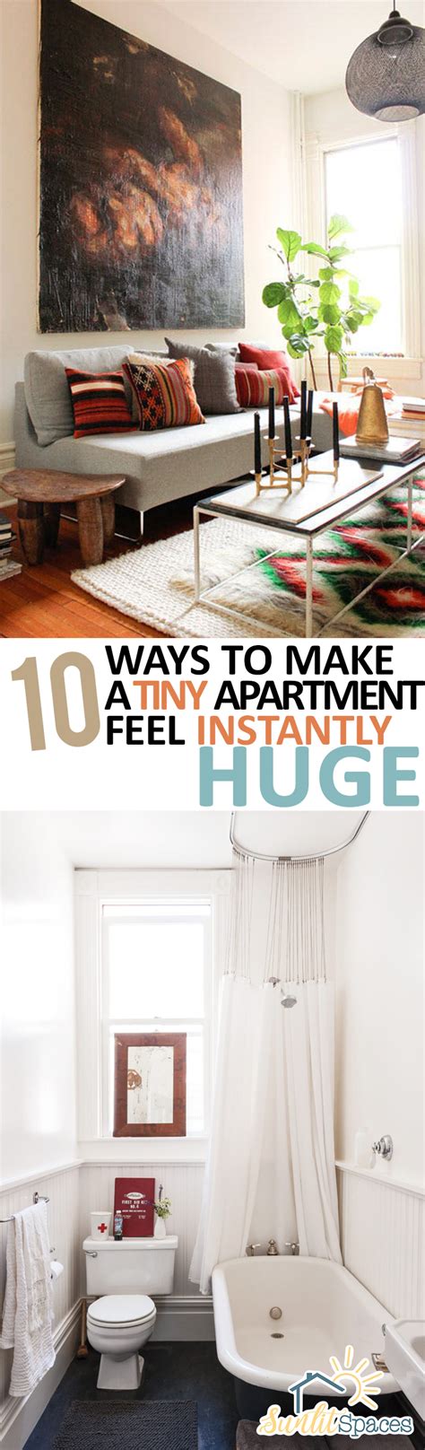10 Ways To Make A Tiny Apartment Feel Instantly Huge
