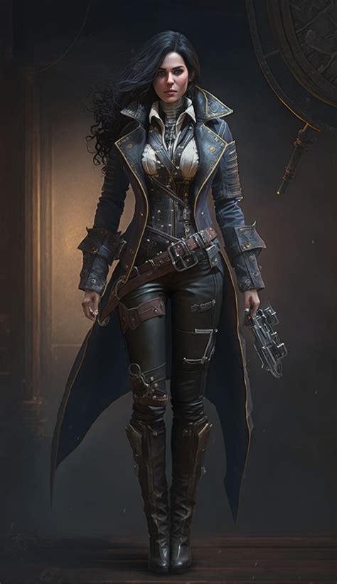 Steampunk Bounty Hunter Created With Ai By Amanda Church Steampunk Characters Dnd Characters