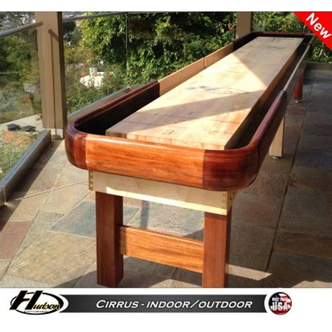 Hudson Cirrus Shuffleboard Table 9 22 Indooroutdoor With Custom Woo