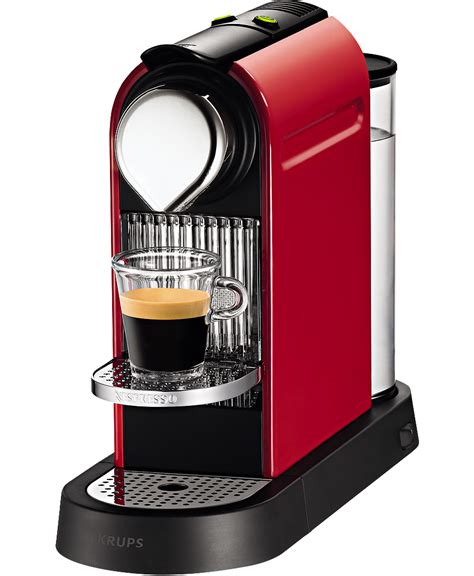 For use with nespresso coffee capsules only. Krups CitiZ Fire Engine Red Coffee Machine | Nespresso