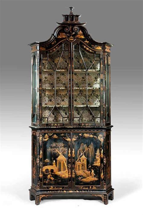 Chinoiserie Display Cabinet Antique Chinoiserie Chic Chinoiserie