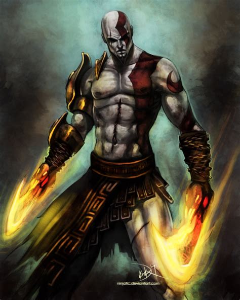 Kratos God Of War By Ninjatic On Deviantart