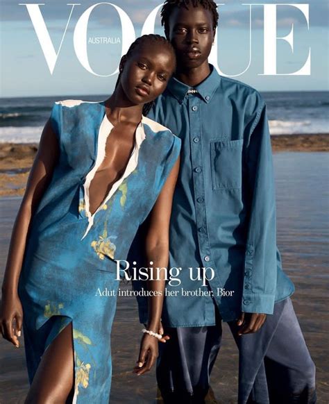 Models On Twitter Rising Up Adut Introduces Her Brother Bior Adut And Bior Akech By Josh