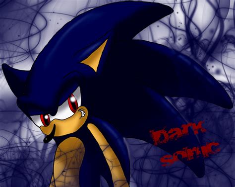 Dark Sonic By Starlight Sonic On Deviantart