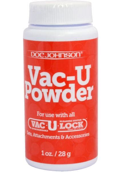 Vac U Lock Powder Lubricant Attachment Plug System Lube Doc Johnson