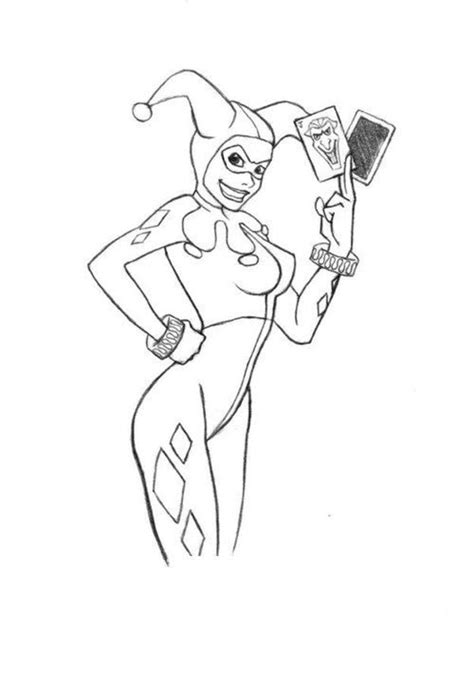 Coloring Pages Harley Quinn Printable For Kids And Adults Free