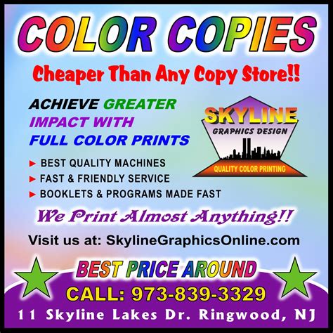 Best price color copies!! | Color copies, Truck lettering, Color