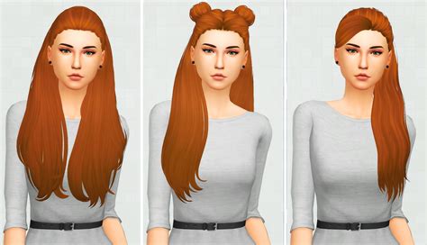 Long Straight Hair Options Sims 4 Cc Maxis Match With Images