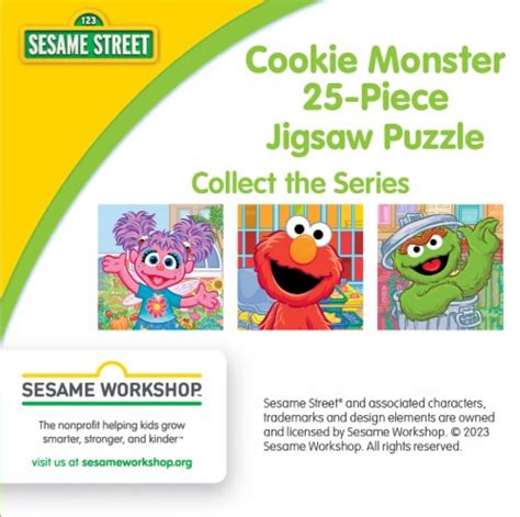 Sesame Street Cookie Monster 25 Pc Cube Puzzle 1 Unit King Soopers