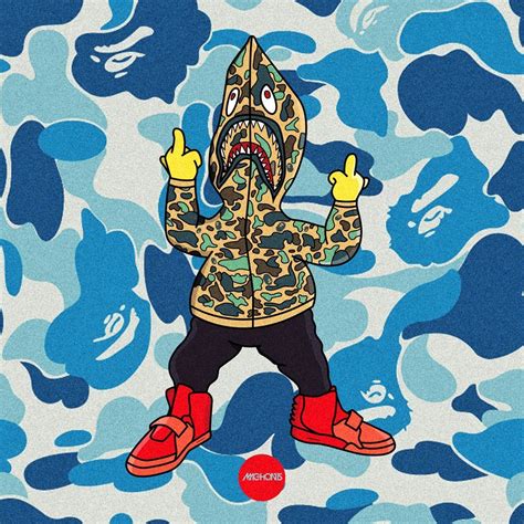 19 Bape Bart Wallpapers On Wallpapersafari