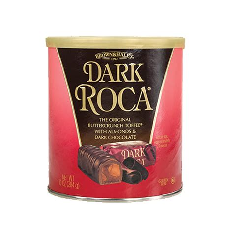 buy brown and haley almond dark roca canister individually wrapped dark chocolate candy