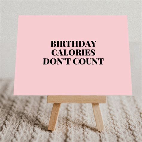 birthday calories don t count message card the sugar mouse