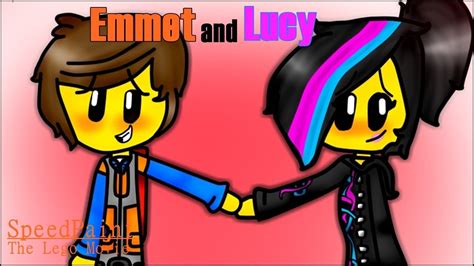 Speedpaint The Lego Movie Emmet And Lucy Youtube
