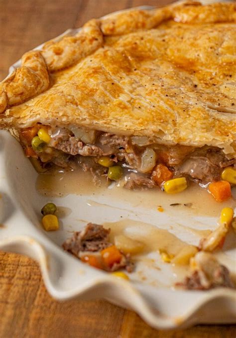 Easy Roast Beef Pot Pie Leftover Recipe Recipe Dinner Then Dessert