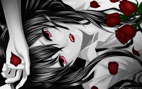 Red Eyes Anime Girl Background Wallpaper Baltana