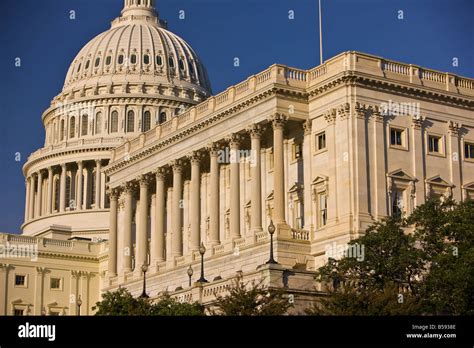 Washington Dc Usa United States Capitol With The U S House Of