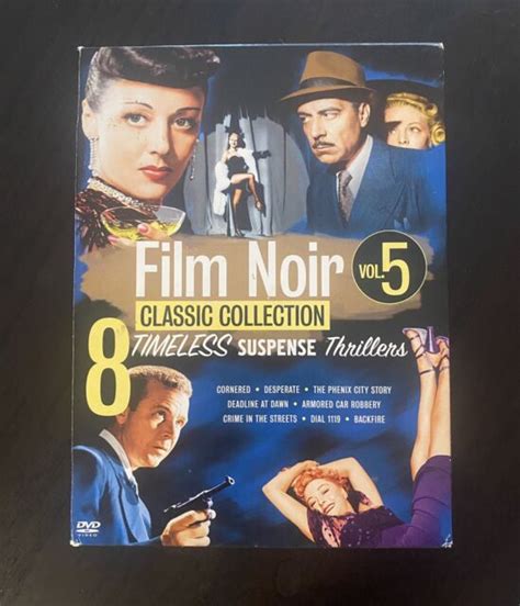 Film Noir Classics Collection Vol 5 Dvd 2010 4 Disc Set For Sale Online Ebay