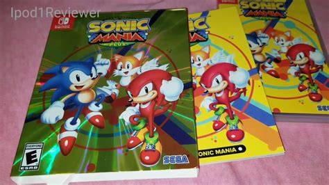 Sonic Mania Plus Unboxing Nintendo Switch And Art Book Youtube