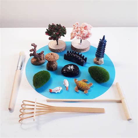 Classic Japanese Zen Garden Accessories Set Diy Zen Garden Etsy Uk