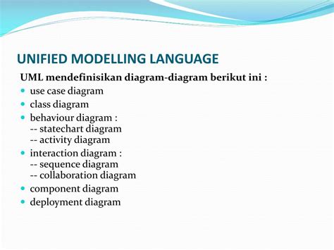 Ppt Unified Modelling Language Powerpoint Presentation Free Download