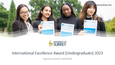 International Excellence Award Undergraduate 2023 Entry Youth