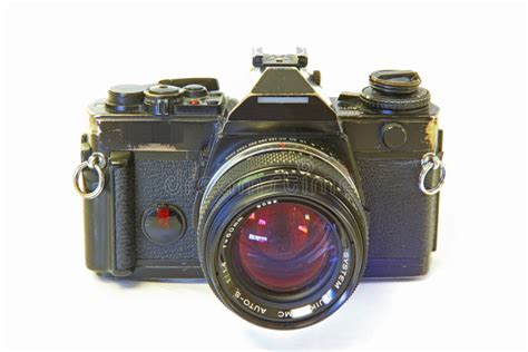 Single Lens Reflex Camera Isolated On White Backgr Stock Image Image