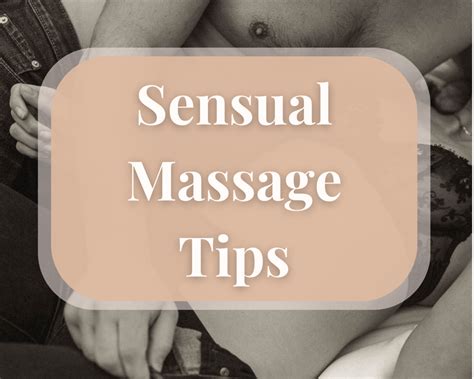 Sensual Massage Tips Tricks Kate Marley Diary