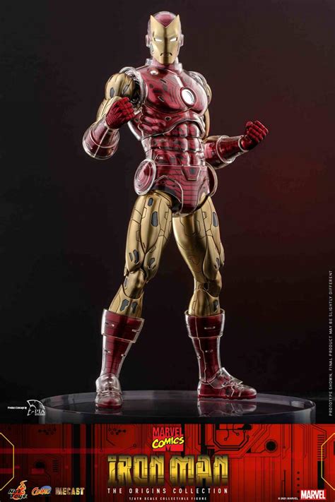 Iron Man The Origins Collection Figure By Hot Toys Marvel Comics Version Ybmw