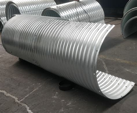 Culvert Pipe Drainage 1m Diameter Corrugated Steel Tunnel Pipe China