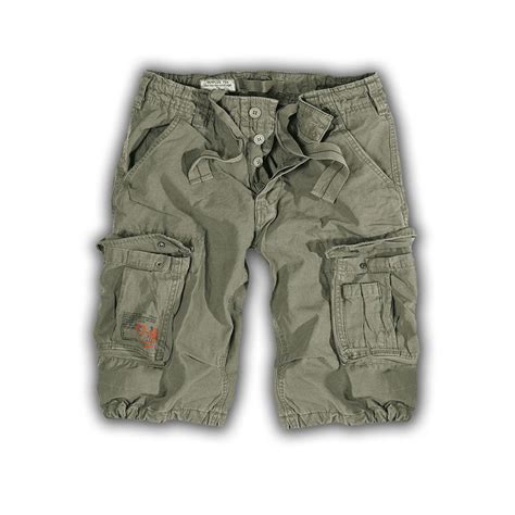 Surplus Airborne Vintage 100 Washed Cotton Military Style Cargo Shorts