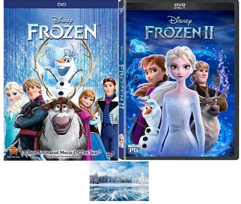 Disneys Frozen Dvd Double Feature One 1 And Two 2 Includes Frozen Glossy