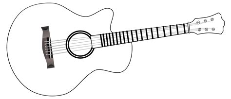 Guitar Black And White Guitar Clipart Black And White Clipart