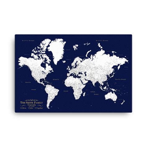 Map Of The World World Map Adventuring Together Map Ts Etsy
