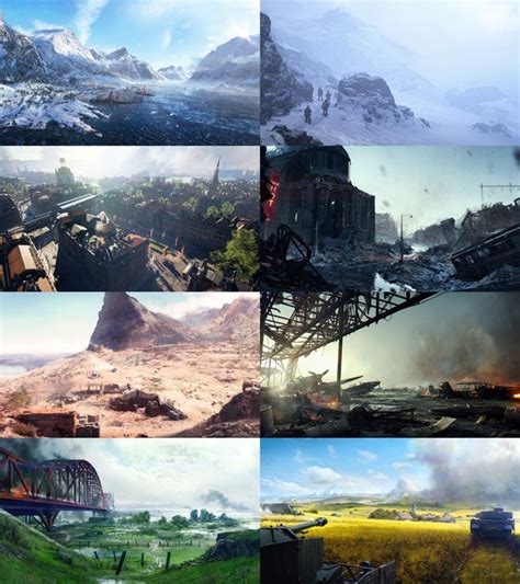 Check Out A Glimpse Of All The Battlefield 5 Maps Available At Launch
