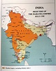 Extent of the Maratha Empire in 1759 from Shivaji his Life and Times by ...