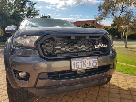 Kut Snake Raptor Style Front Matte Black Grille For Ford Ranger Px3