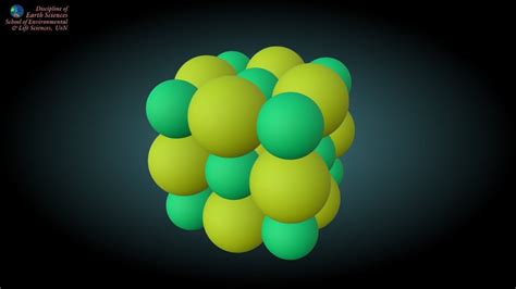 Nacl 3d Model By Earth Sciences University Of Newcastle Landy42