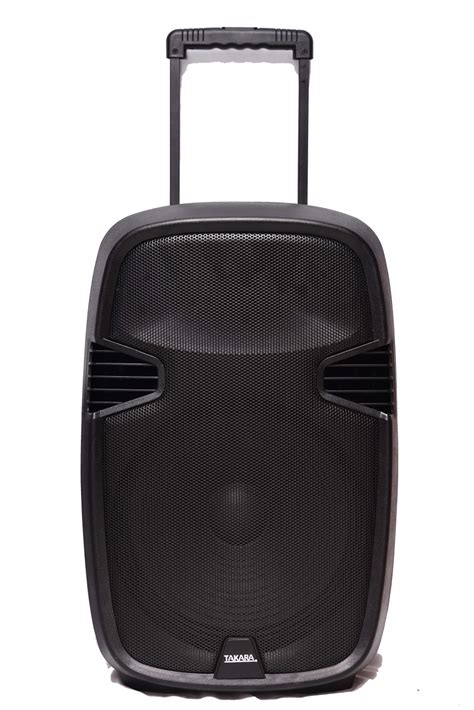 Buy Takara Karaoke Speaker T 5115 Portable 15 Inch Trolley Speaker With