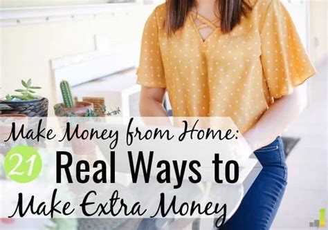 21 Real Ways To Make Money From Home Frugal Rules