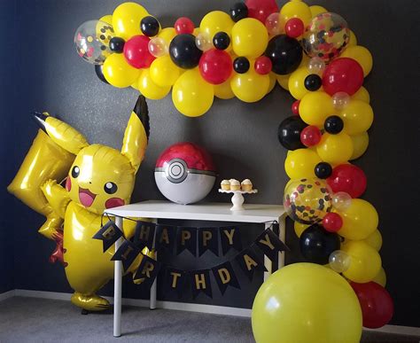 Pikachu, I Choose You! - Pokemon Balloon Garland Kit! - Includes