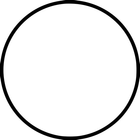 Circle Circular Circumference Girth Round Shape Svg Png Icon Free