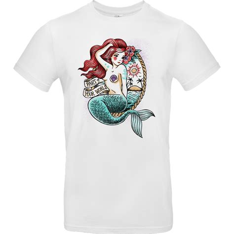 Buy Mermaid Tattoo T Shirt Supergeekde