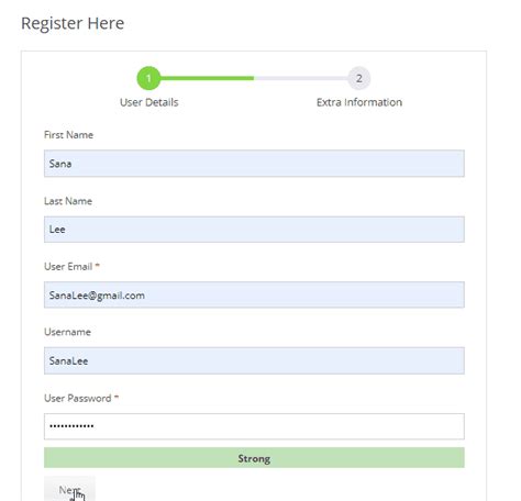 How To Create A Multi Step Registration Form In Wordpress Wpeverest Blog