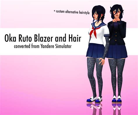 Cc Sims 4 Yandere Simulator The Sims 4 Yandere Sim Student Council