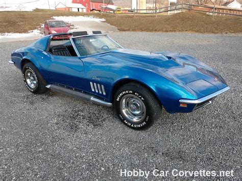 1969 Lemans Blue Corvette Stingray T Top For Sale Hobby Car Corvettes