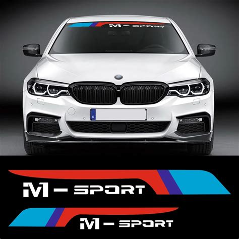 Car Styling M Sport 2018 Front Rear Windscreen Windshield Window